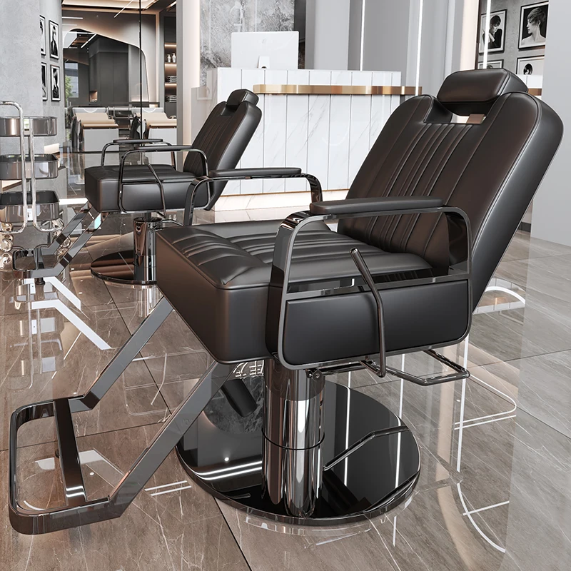 Luxury Design Barber Chair Vintage Styling Beauty Salon Equipment Chairs Modern Simple  Barbiere Salon Furniture